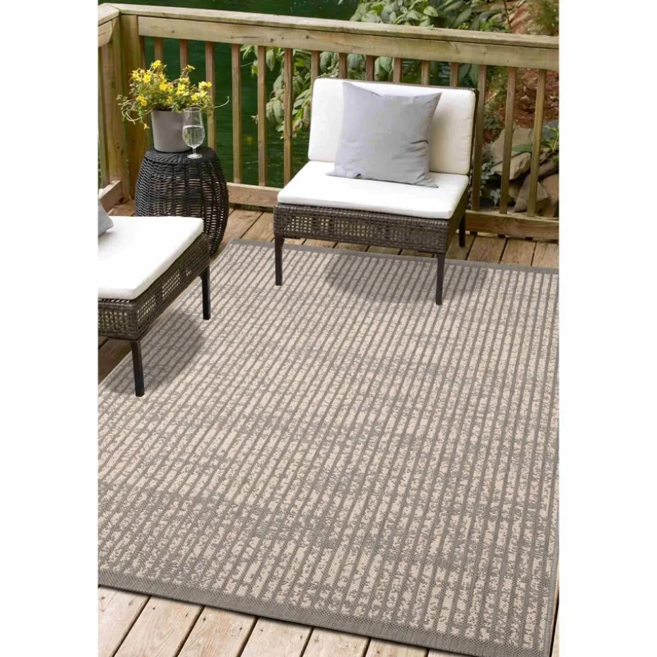 Homemaker Grey Hatch Design Rug