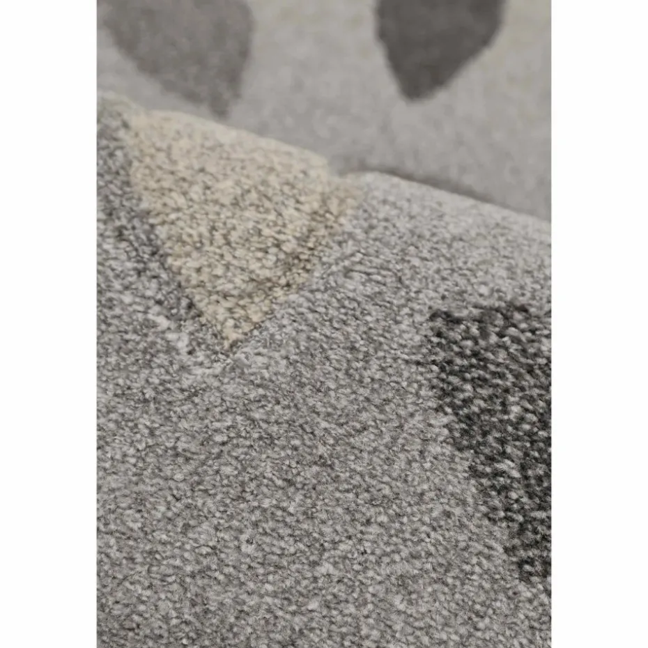 Homemaker Grey Leaf Design Rug