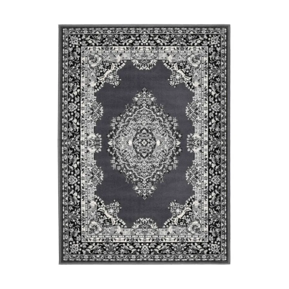 Homemaker Grey Traditional Runner Rug