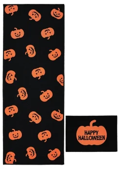 Homemaker Halloween Pumpkin Doormat and Runner
