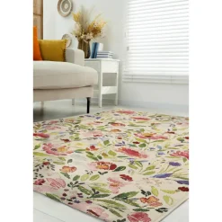 Homemaker Indoor Outdoor Floral Rug
