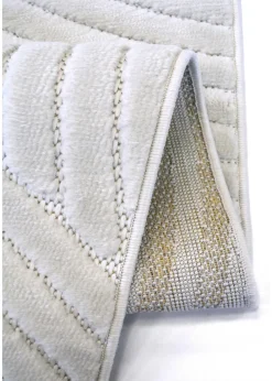 Homemaker Malmo White Curves Rug