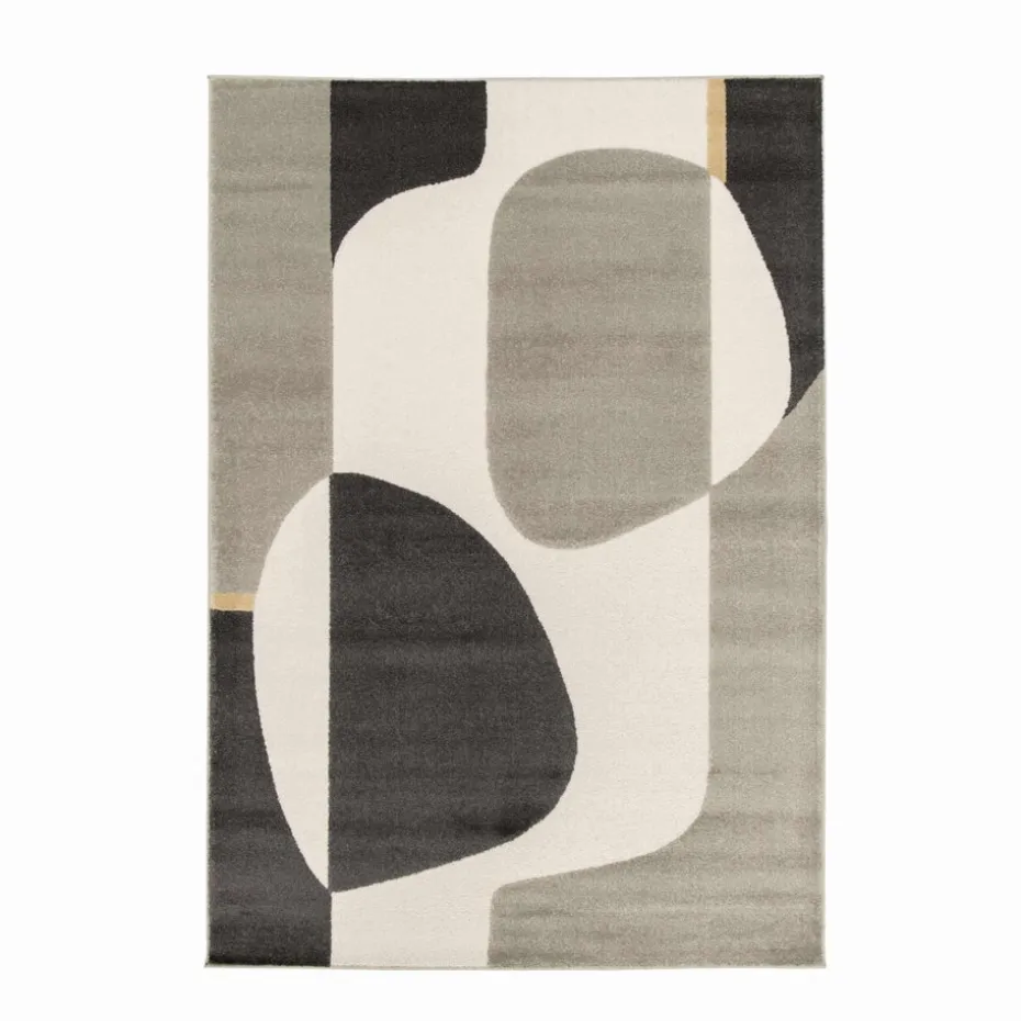 Homemaker Milan Bold Grey/Stone/Cream Abstract Rug