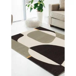 Homemaker Milan Bold Grey/Stone/Cream Abstract Rug