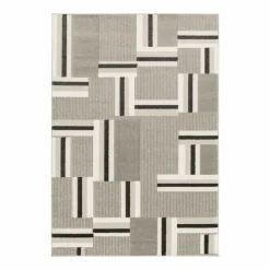 Homemaker Milan Grey/Stone/Cream Blocks Rug