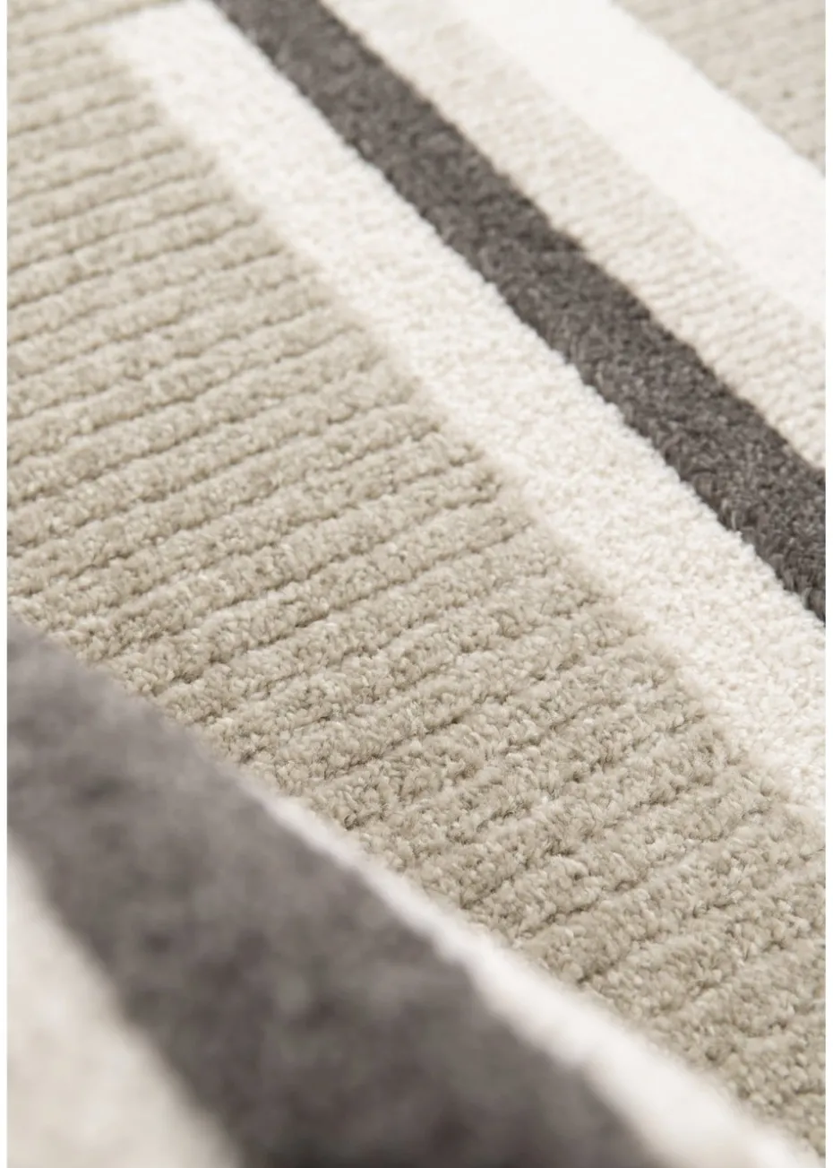 Homemaker Milan Grey/Stone/Cream Blocks Rug