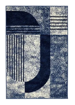 Homemaker Modern Geo Navy/Gold Rug