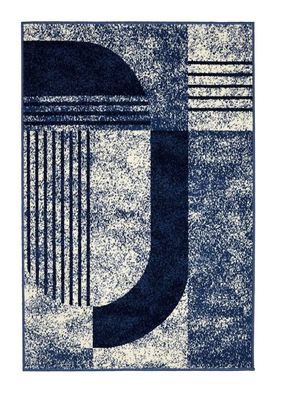 Homemaker Modern Geo Navy/Gold Rug