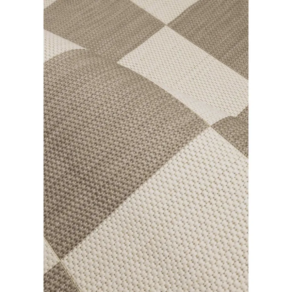Homemaker Natural Chequer Runner Rug