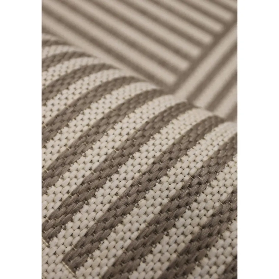 Homemaker Natural Multistripe Design Runner Rug