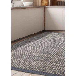 Homemaker Navy Hatch Design Rug