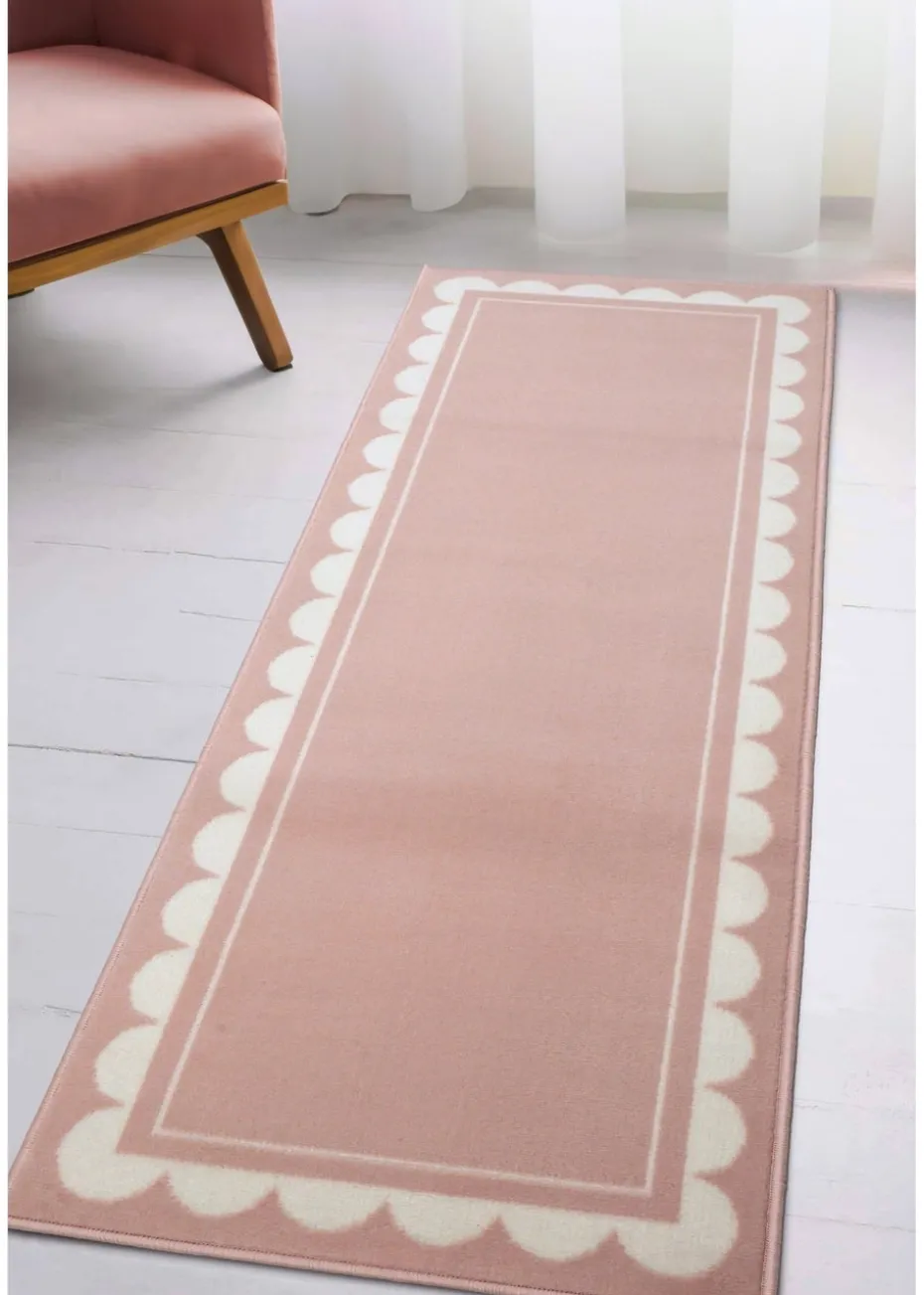 Homemaker Scallop Blush Runner