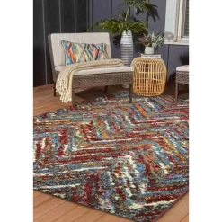 Homemaker Zig Zag Multicolour Rug