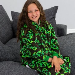 HUGZEE Minecraft Face Snuggle Hoodie
