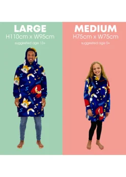 HUGZEE Sonic Bounce Hooded Wearable Throw