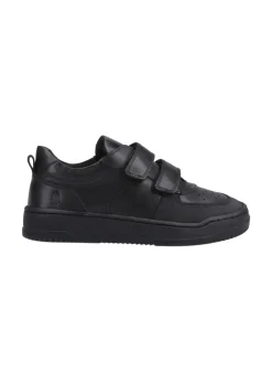 Hush Puppies Black Daxton Touch Fastening Senior