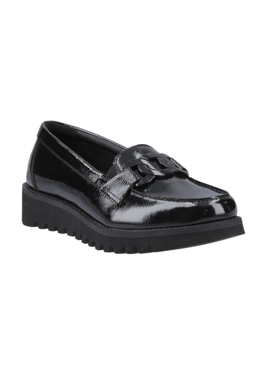 Hush Puppies Black Francis Loafer Patent