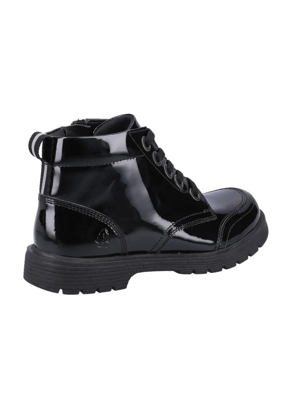 Hush Puppies Black Jolie Patent Junior Chelsea
