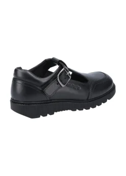 Hush Puppies Black Kerry Senior School Shoe