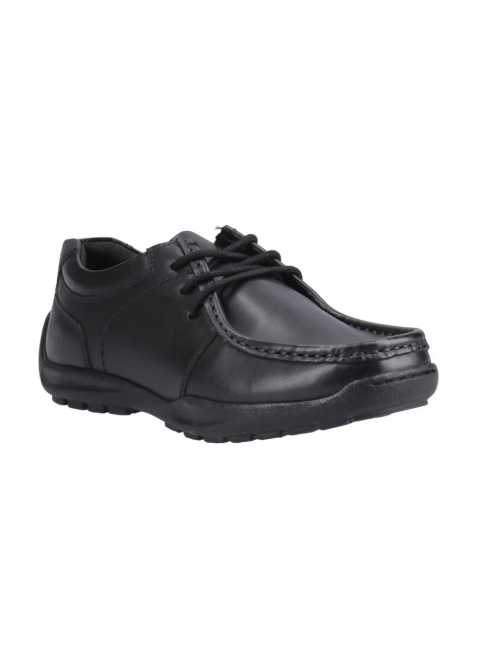 Hush Puppies Black Mackenzie Wallabee Junior