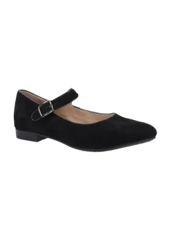 Hush Puppies Black Melissa Strap Shoe