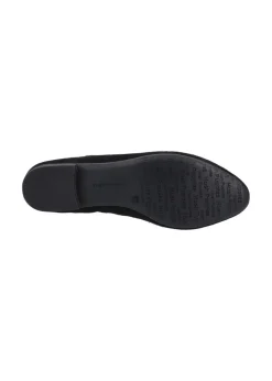 Hush Puppies Black Melissa Strap Shoe