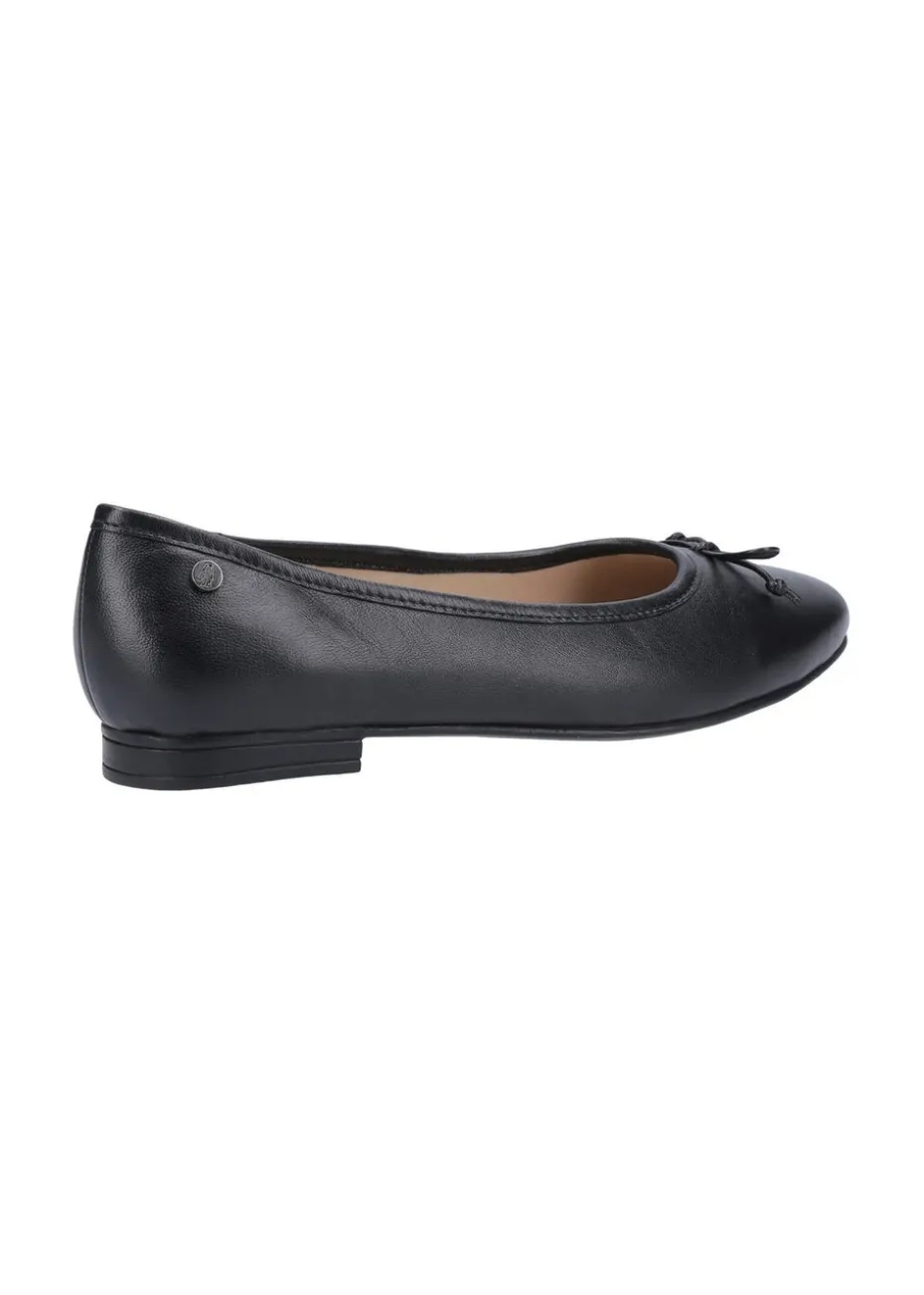 Hush Puppies Black Naomi Ballet Shoe