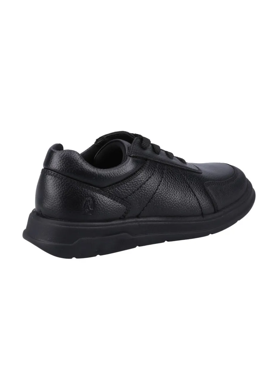 Hush Puppies Black Robert Senior Shoe