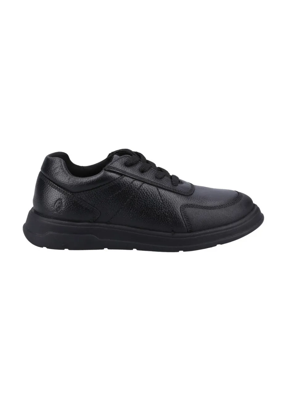 Hush Puppies Black Robert Senior Shoe