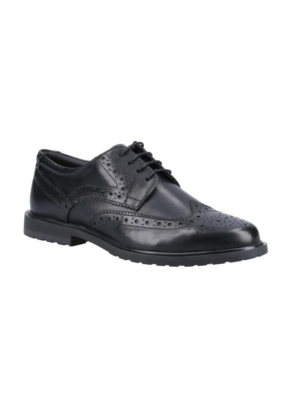 Hush Puppies Black Verity Brogue