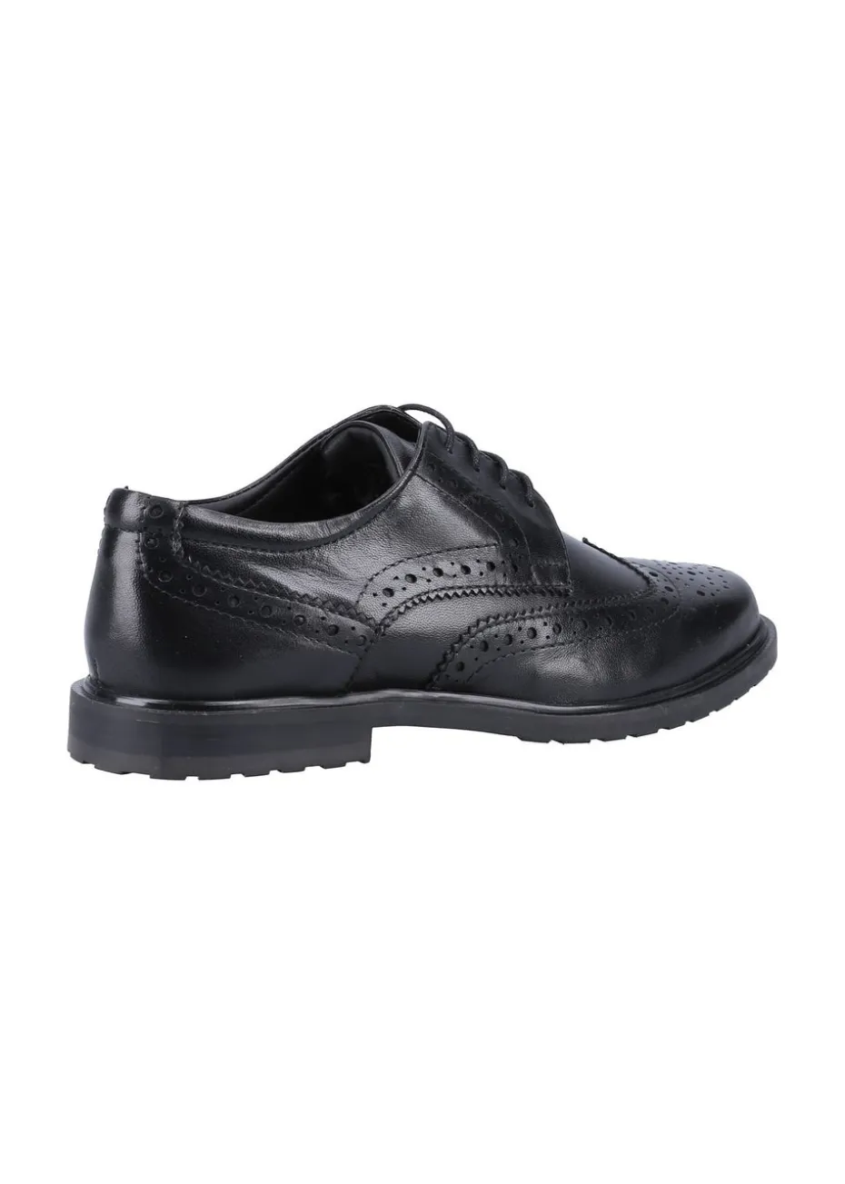 Hush Puppies Black Verity Brogue