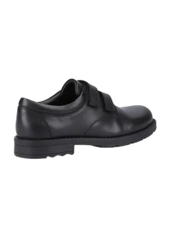 Hush Puppies Boys Black Barry Senior School Shoes (Older 3-6)