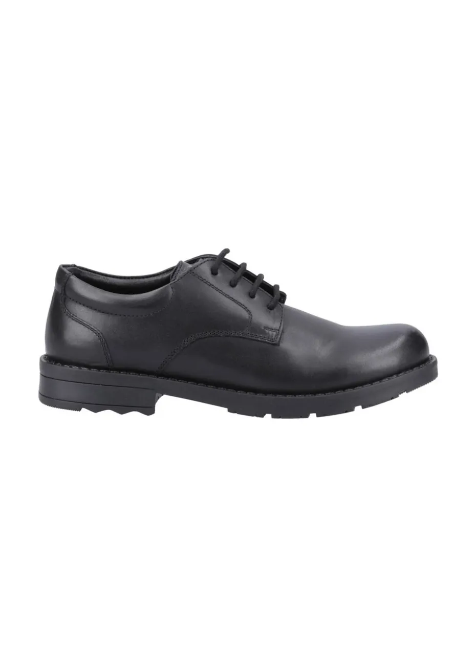Hush Puppies Boys Black Bruno Senior School Shoes (Older 3-6)