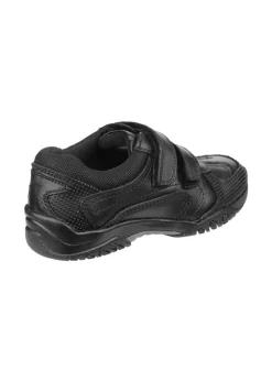 Hush Puppies Boys Black Jezza Junior School Shoes (Younger 10-Older 2.5)