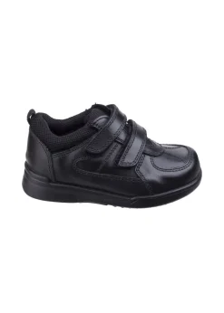 Hush Puppies Boys Black Liam Infant School Shoes (Younger 4 - 13)