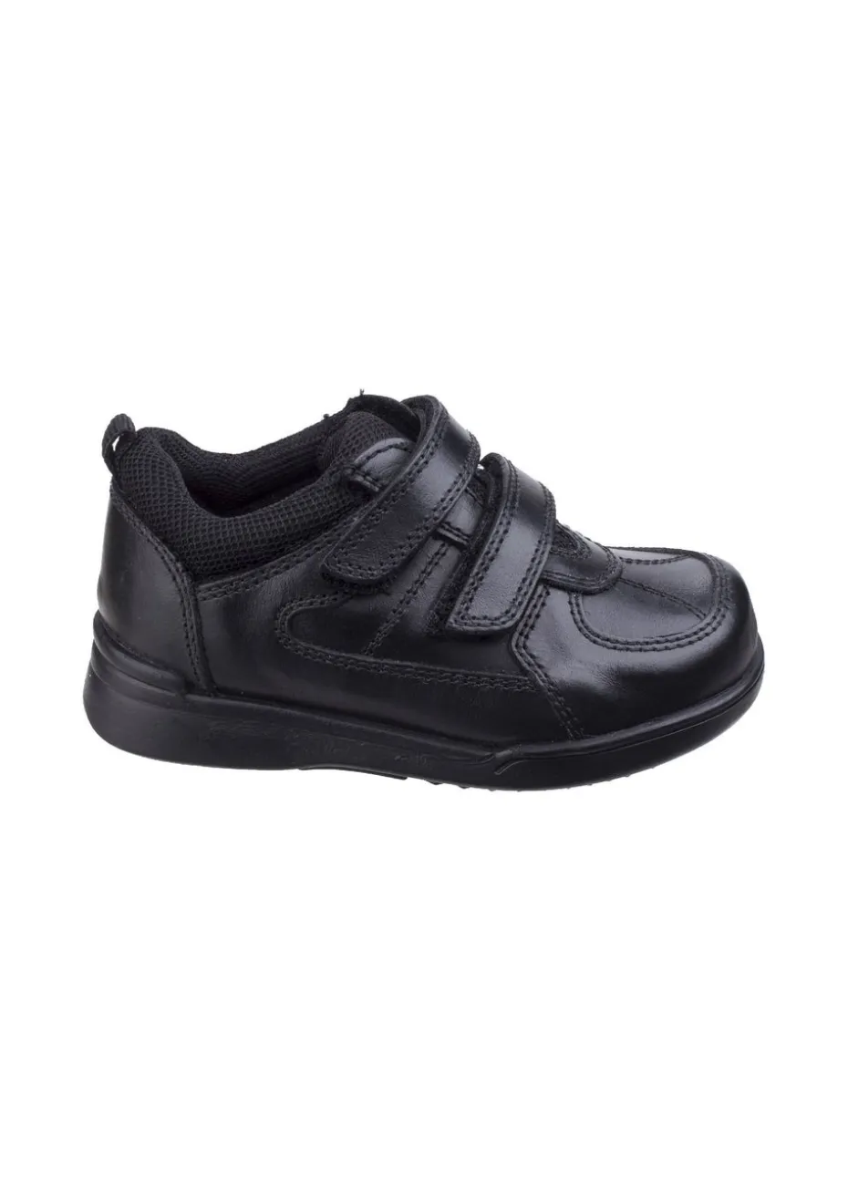 Hush Puppies Boys Black Liam Infant School Shoes (Younger 4 - 13)