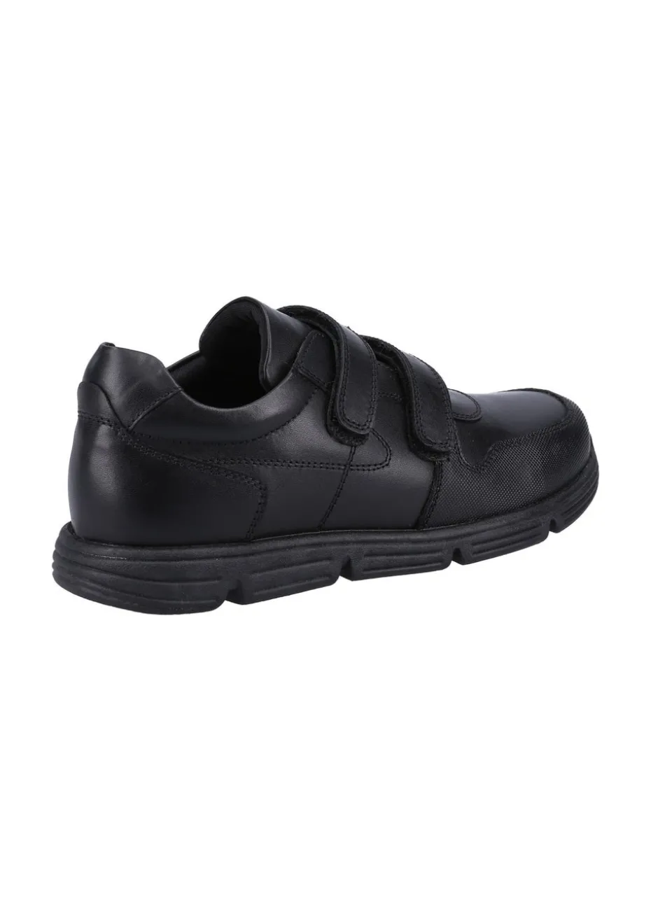 Hush Puppies Boys Black Lucas Senior School Shoes (Older 3-6)