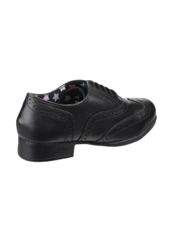 Hush Puppies Girls Black Kada Junior School Shoes (Younger 13-Older 5)
