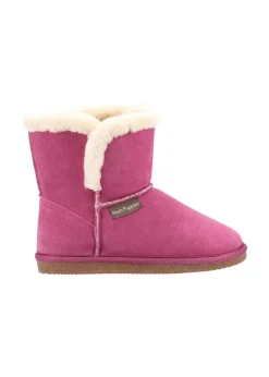 Hush Puppies Pink Ashleigh Slipper Bootie