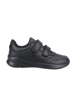 Hush Puppies Unisex Black Marling Easy Senior School Shoes (Older 3-5)