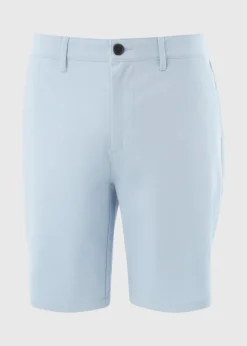Ice Blue Slim Fit Chino Shorts