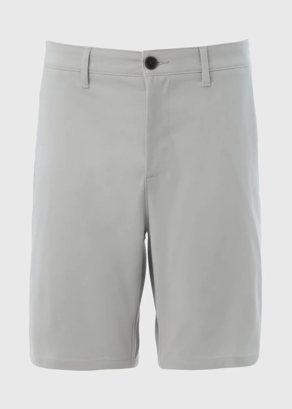 Ice Grey Slim Fit Chino Shorts