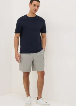 Ice Grey Smart Cargo Shorts