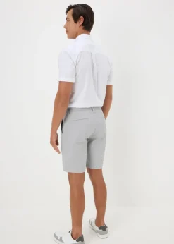 Ice Grey Straight Fit Chino Shorts