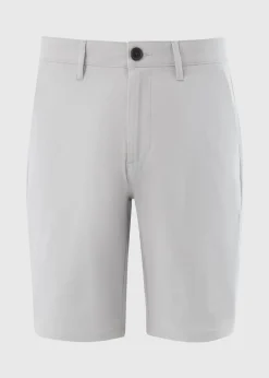 Ice Grey Straight Fit Chino Shorts