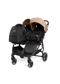 Ickle Bubba Beige Venus Prime Double Stroller