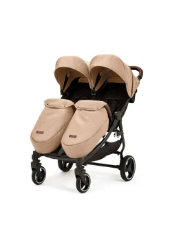 Ickle Bubba Beige Venus Prime Double Stroller