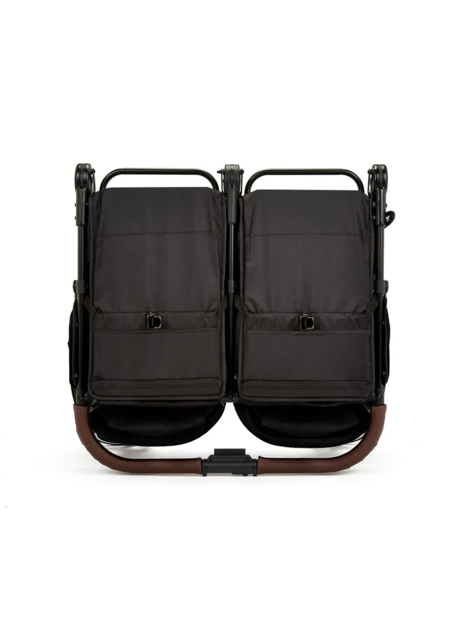 Ickle Bubba Black Venus Prime Double Stroller