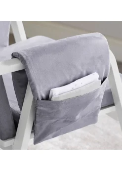 Ickle Bubba Grey Dursley Rocking Chair & Stool