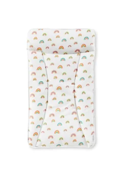 Ickle Bubba White Changing Mat Rainbow Dreams